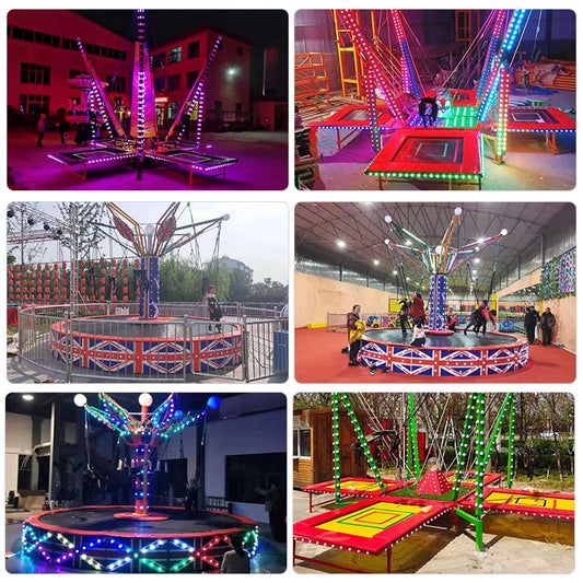 commercial outdoor trampoline playground equipment