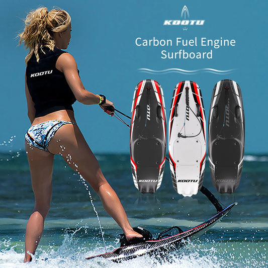 KOOTU Fuel Surfboard Summer Jet Surfboards Lightweight Carbon Fiber Surfboards with 109cc Engine Electric Surfboards