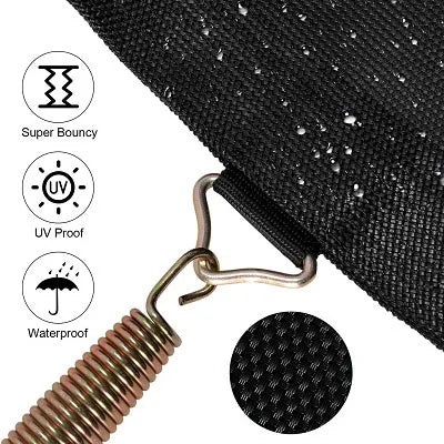 galvanized steel springs heavy duty trampoline frame detail