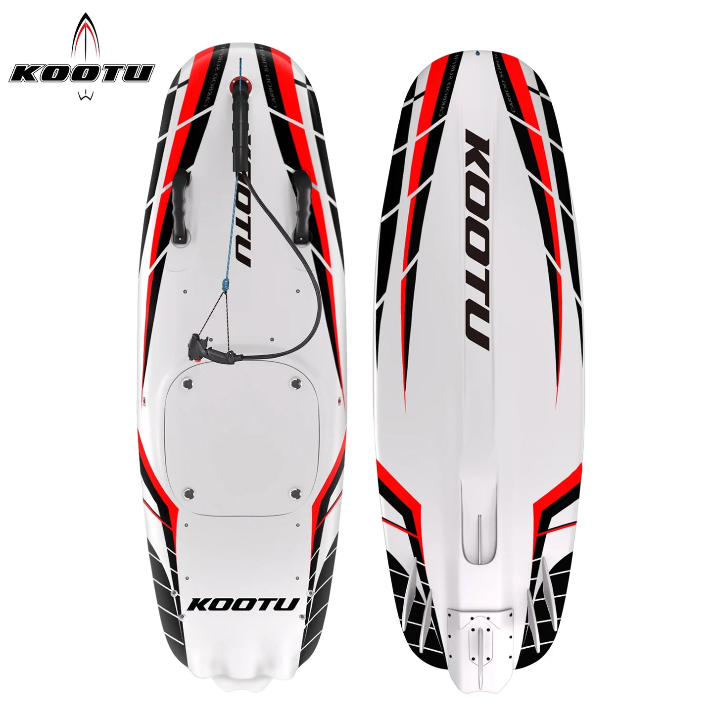 KOOTU Fuel Surfboard Summer Jet Surfboards Lightweight Carbon Fiber Surfboards with 109cc Engine Electric Surfboards
