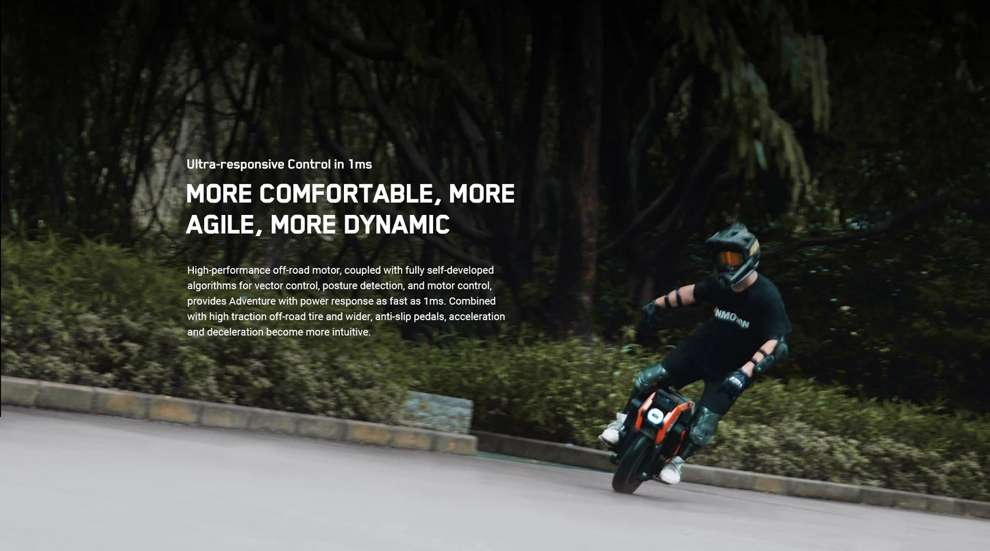INMOTION V14 Electric Unicycle 9000W Off-Road EUC | 70km/h